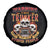 Funny Truck Driver Skull Spare Tire Cover Warning This Trucker Doesn't Play Well With Stupid People