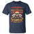 Funny truck driver skull T Shirt Warning This Trucker Doesn't Play Well With stupid people
