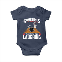 Funny Bowling Baby Onesie Hear The Ten Pin Laughing Bowler