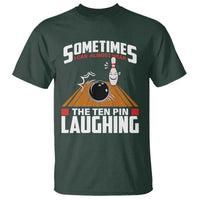 Funny Bowling T Shirt Hear The Ten Pin Laughing Bowler