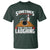 Funny Bowling T Shirt Hear The Ten Pin Laughing Bowler