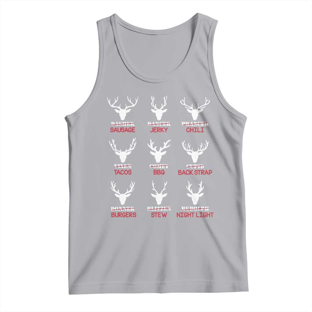 Funny Deer Hunting Tank Top Hunter of All Santa's Reindeer