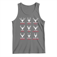 Funny Deer Hunting Tank Top Hunter of All Santa's Reindeer
