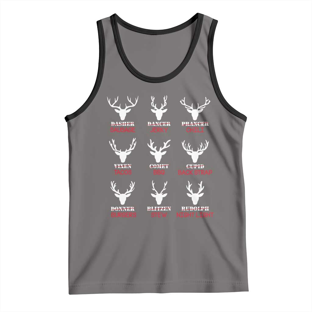 Funny Deer Hunting Tank Top Hunter of All Santa's Reindeer