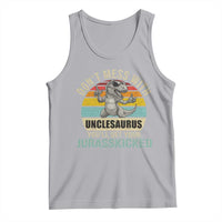 Funny Uncle Dinosaur Tank Top Don't Mess With Unclesaurus You'll Get Jurasskicked