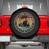 Funny I Have A One Track Mind Spare Tire Cover Train Railroad Retro Engine Model