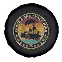 Funny I Have A One Track Mind Spare Tire Cover Train Railroad Retro Engine Model