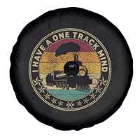 Funny I Have A One Track Mind Spare Tire Cover Train Railroad Retro Engine Model