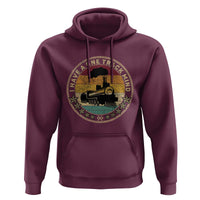 Funny I Have A One Track Mind Hoodie Train Railroad Retro Engine Model