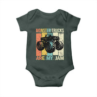 Monster Trucks Are My Jam Baby Onesie Vintage Retro