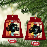 Monster Trucks Are My Jam Ceramic Ornament Vintage Retro - Wonder Print Shop