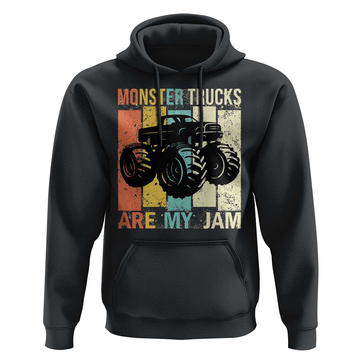 Monster Trucks Are My Jam Hoodie Vintage Retro