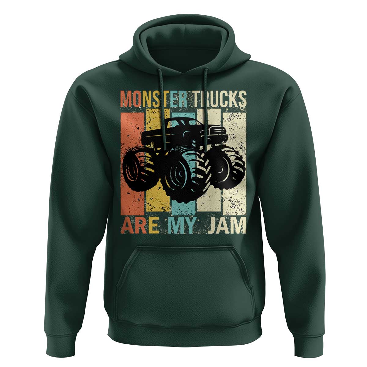 Monster Trucks Are My Jam Hoodie Vintage Retro
