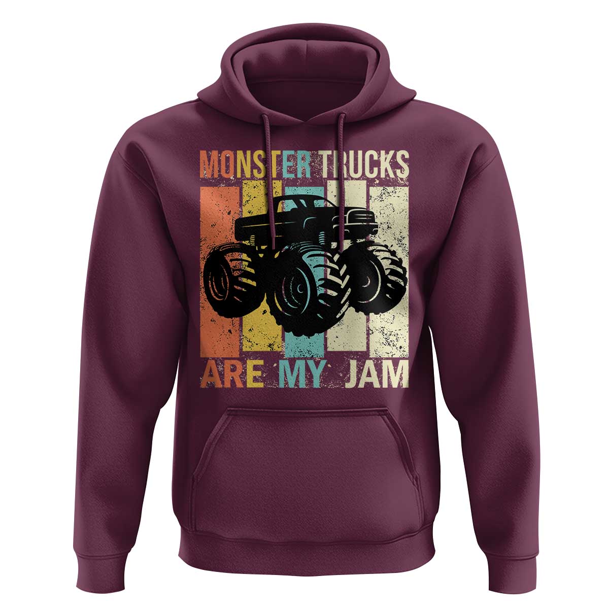 Monster Trucks Are My Jam Hoodie Vintage Retro