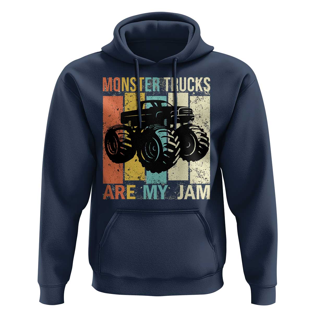Monster Trucks Are My Jam Hoodie Vintage Retro