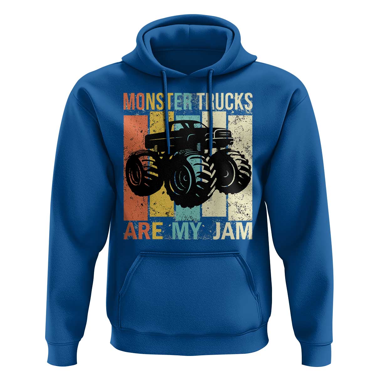 Monster Trucks Are My Jam Hoodie Vintage Retro