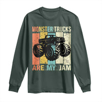 Monster Trucks Are My Jam Long Sleeve Shirt Vintage Retro