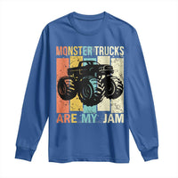 Monster Trucks Are My Jam Long Sleeve Shirt Vintage Retro
