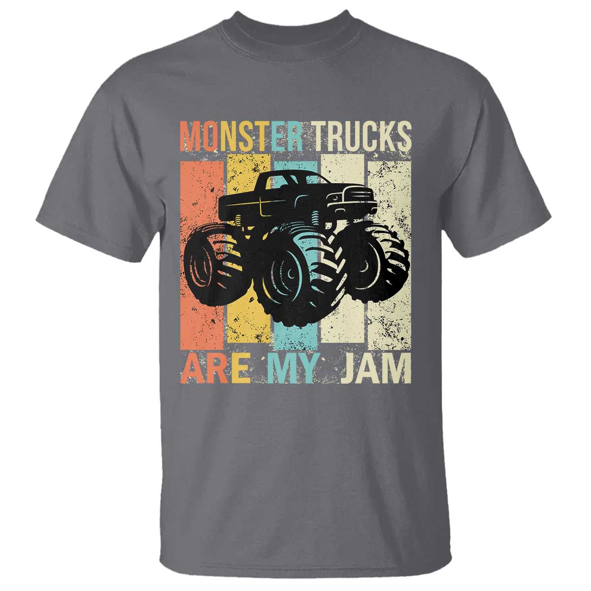 Monster Trucks Are My Jam T Shirt Vintage Retro
