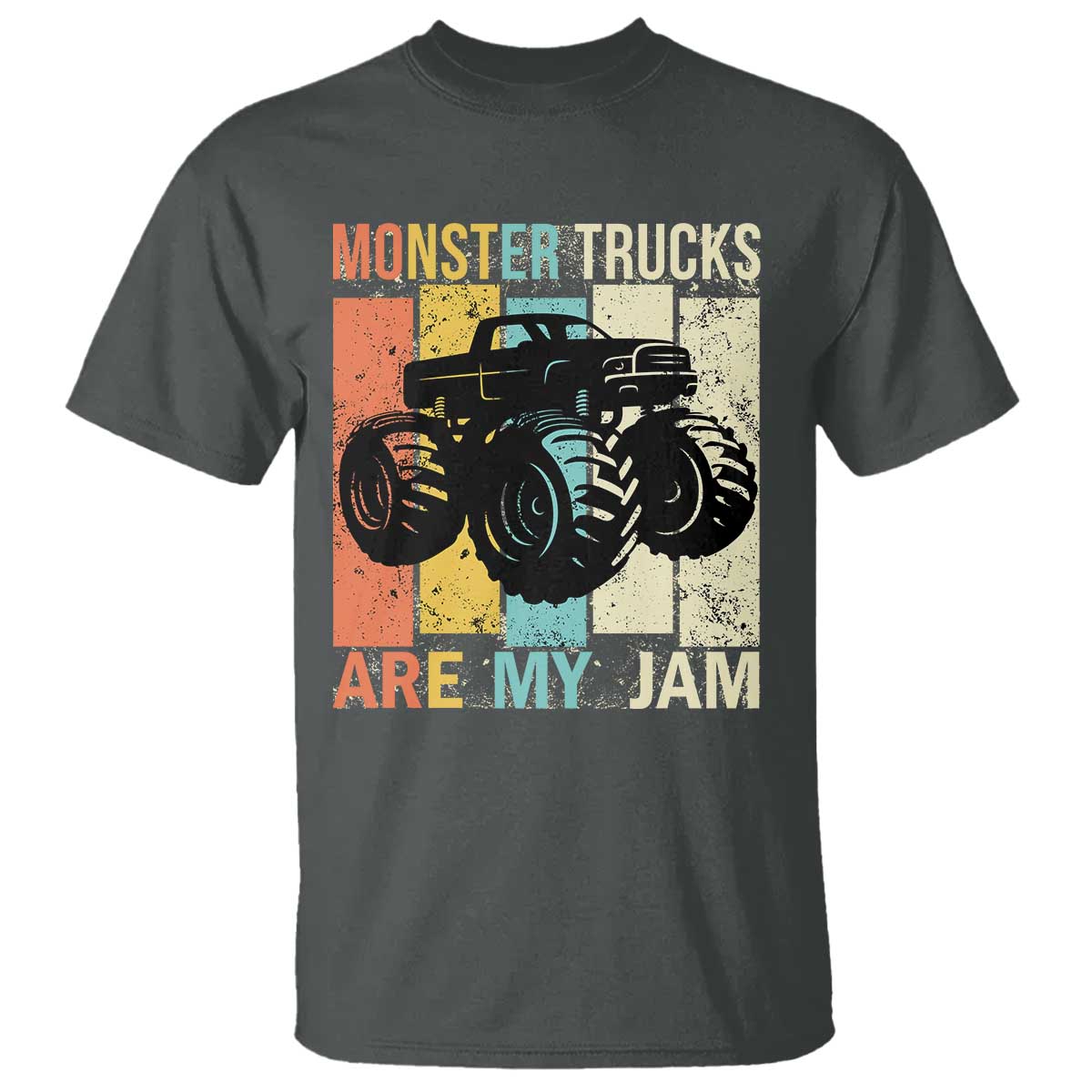 Monster Trucks Are My Jam T Shirt Vintage Retro