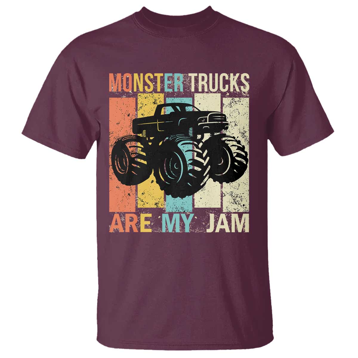Monster Trucks Are My Jam T Shirt Vintage Retro