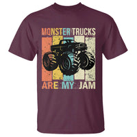 Monster Trucks Are My Jam T Shirt Vintage Retro