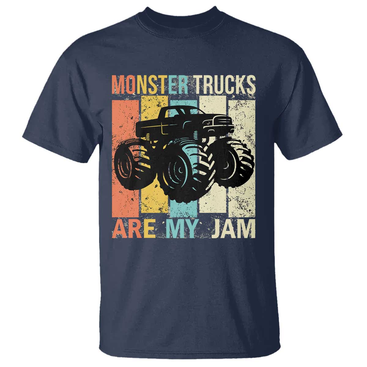Monster Trucks Are My Jam T Shirt Vintage Retro