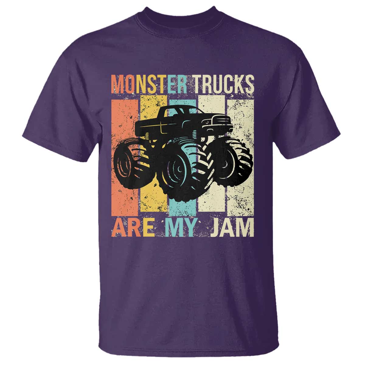 Monster Trucks Are My Jam T Shirt Vintage Retro