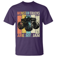 Monster Trucks Are My Jam T Shirt Vintage Retro