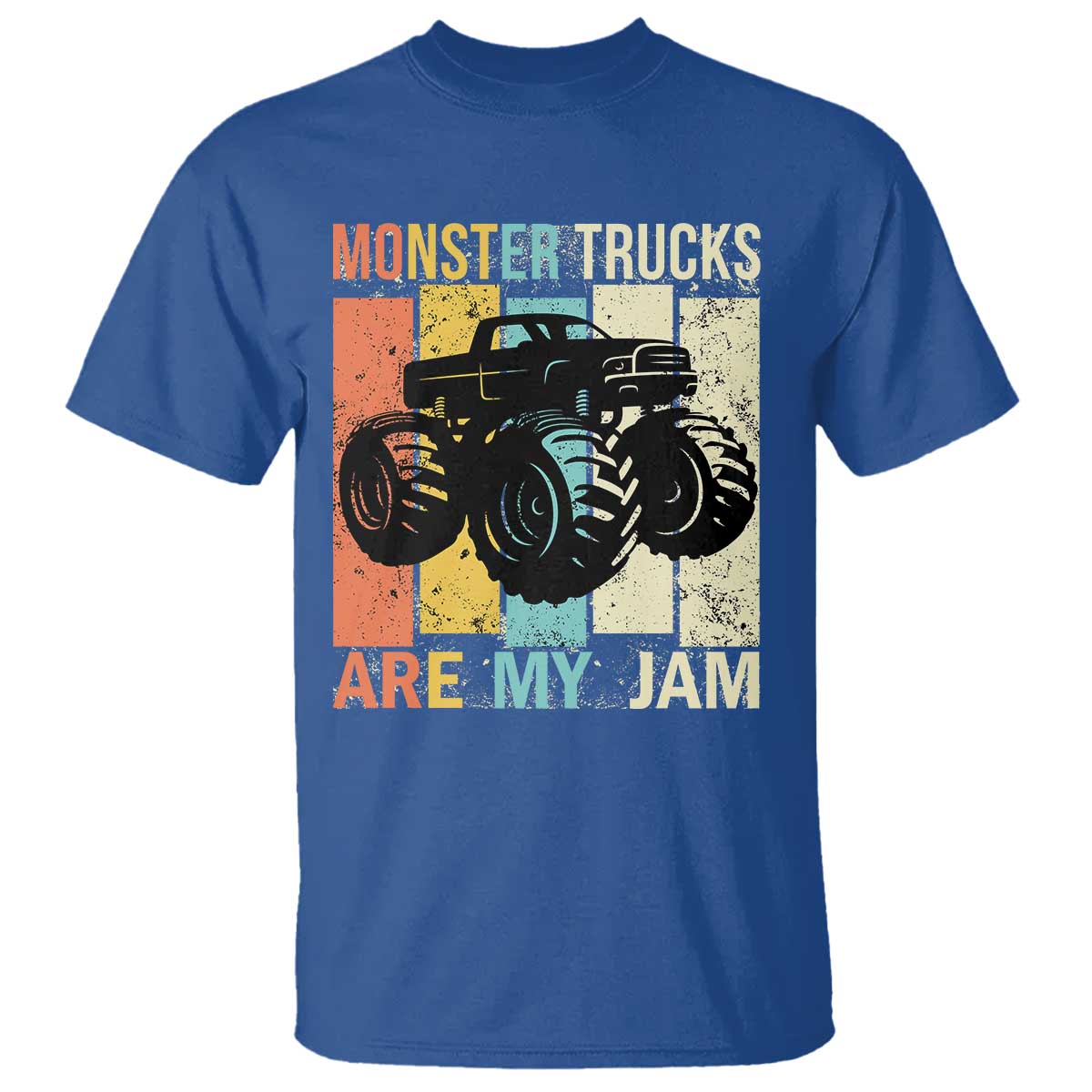 Monster Trucks Are My Jam T Shirt Vintage Retro