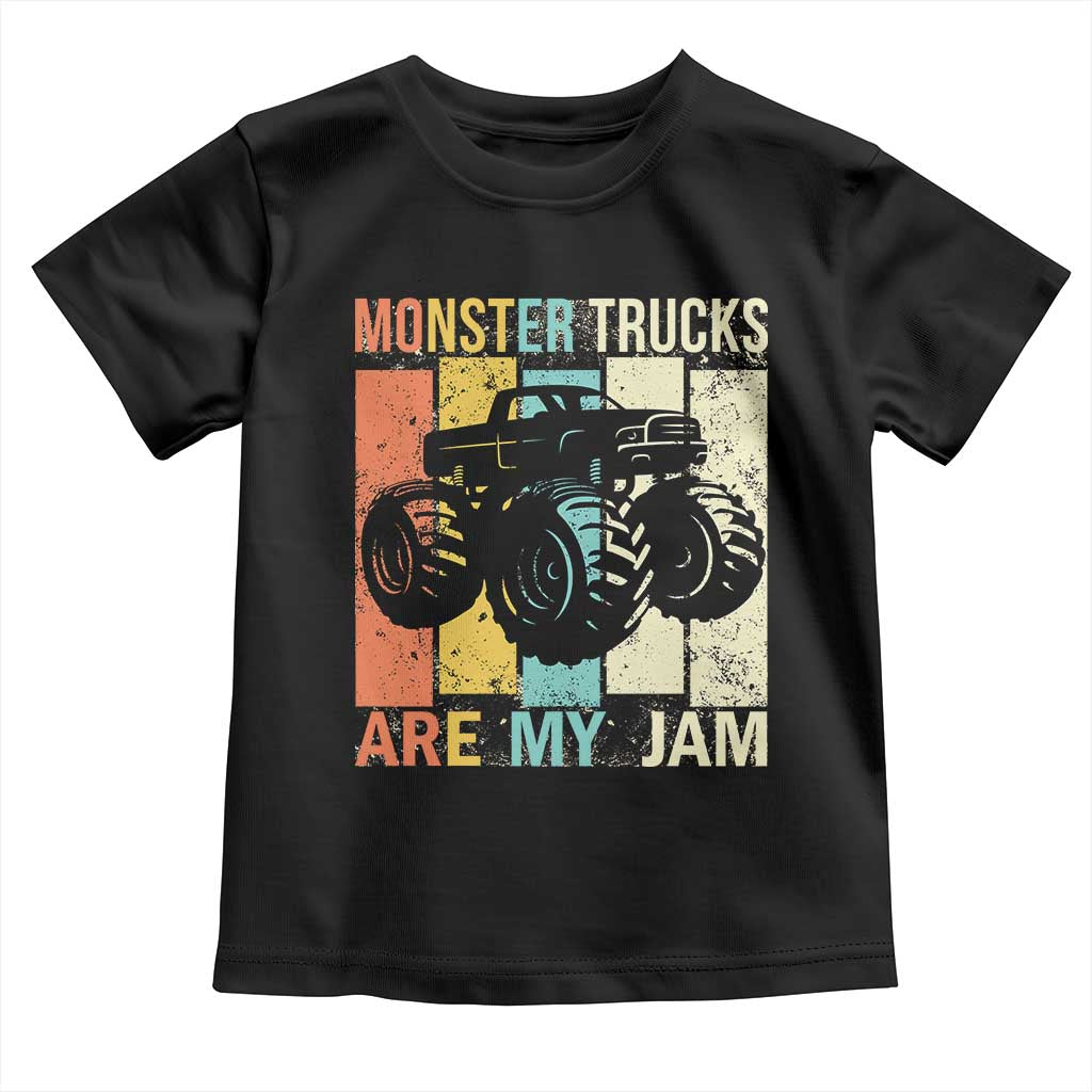 Monster Trucks Are My Jam Toddler T Shirt Vintage Retro