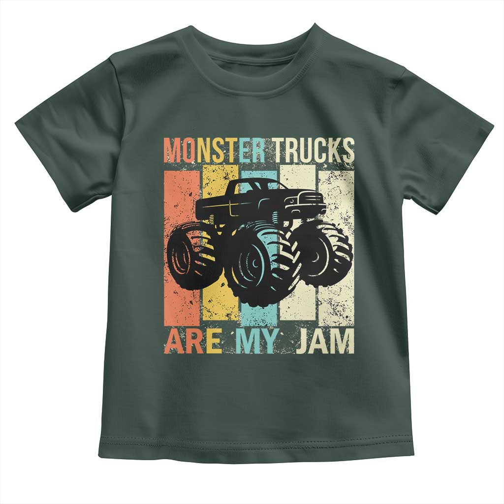 Monster Trucks Are My Jam Toddler T Shirt Vintage Retro