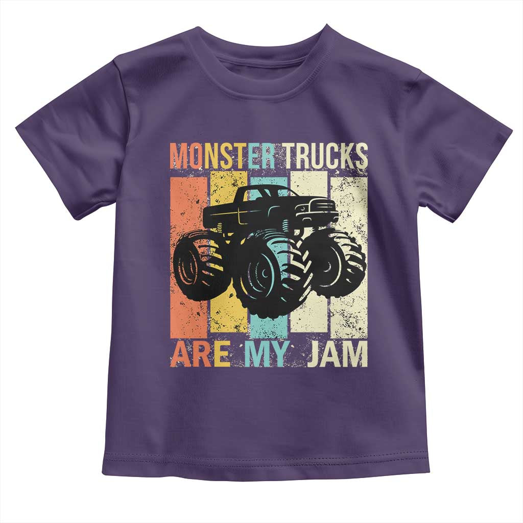 Monster Trucks Are My Jam Toddler T Shirt Vintage Retro
