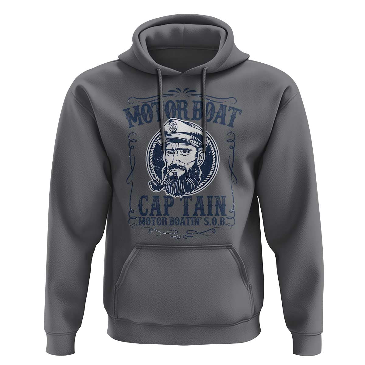 Motor Boat Captain Hoodie Funny Pontoon Boating Motor Boatin Lake Life