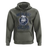 Motor Boat Captain Hoodie Funny Pontoon Boating Motor Boatin Lake Life
