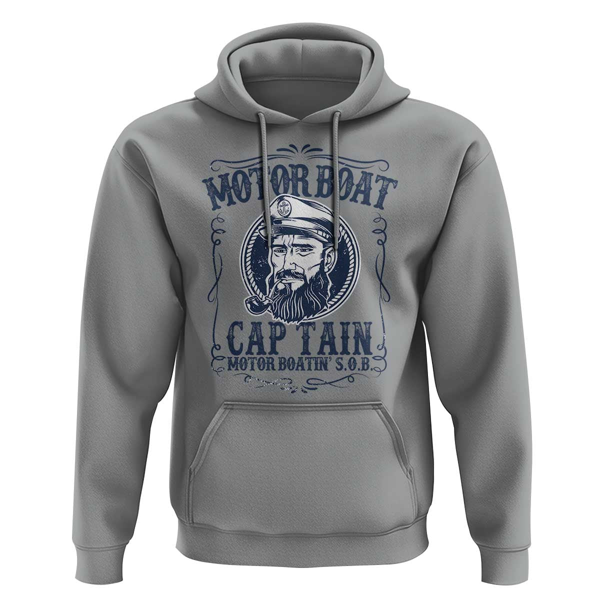 Motor Boat Captain Hoodie Funny Pontoon Boating Motor Boatin Lake Life