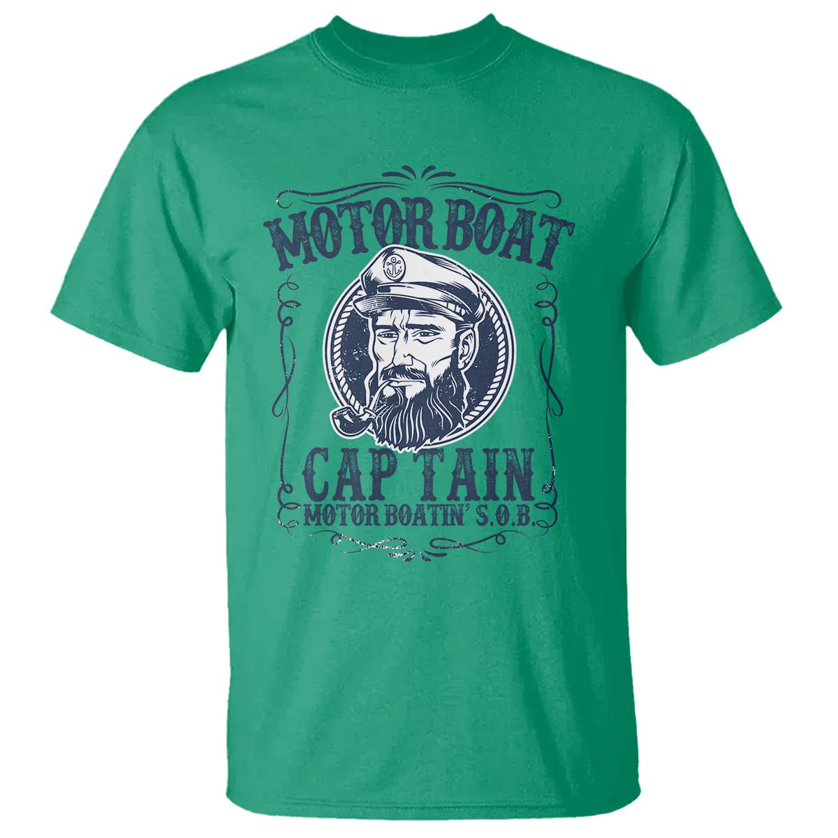 Motor Boat Captain T Shirt Funny Pontoon Boating Motor Boatin Lake Life