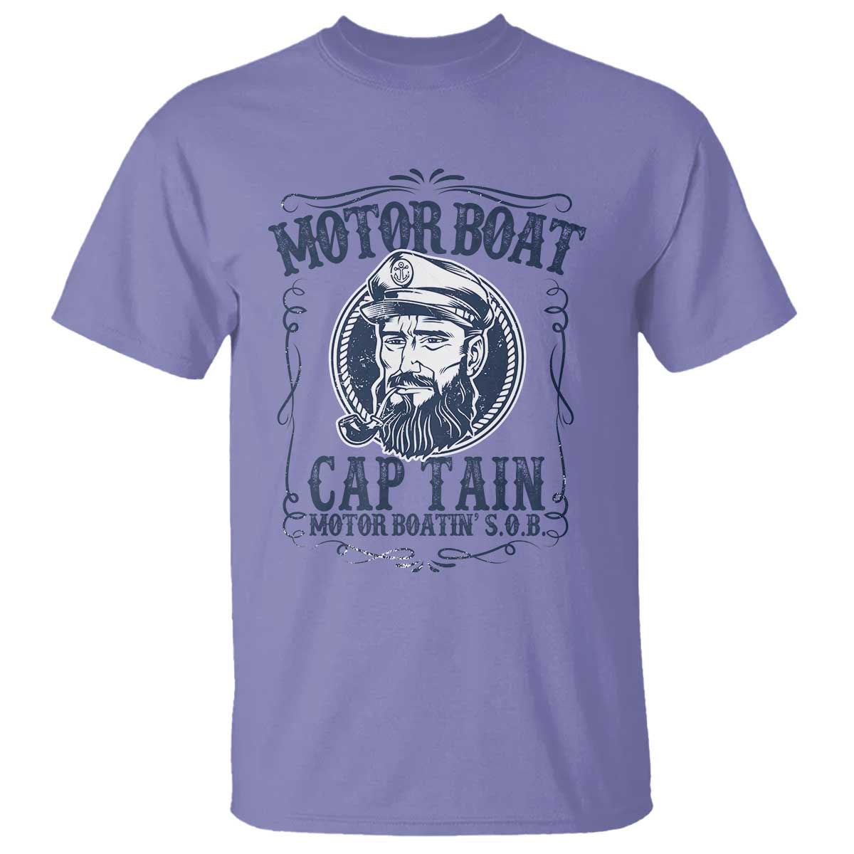 Motor Boat Captain T Shirt Funny Pontoon Boating Motor Boatin Lake Life