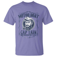 Motor Boat Captain T Shirt Funny Pontoon Boating Motor Boatin Lake Life