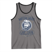 Motor Boat Captain Tank Top Funny Pontoon Boating Motor Boatin Lake Life