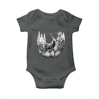 Deer Hunting Baby Onesie Deer Forest Nature Lover Stag Hunter