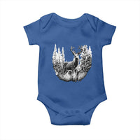 Deer Hunting Baby Onesie Deer Forest Nature Lover Stag Hunter