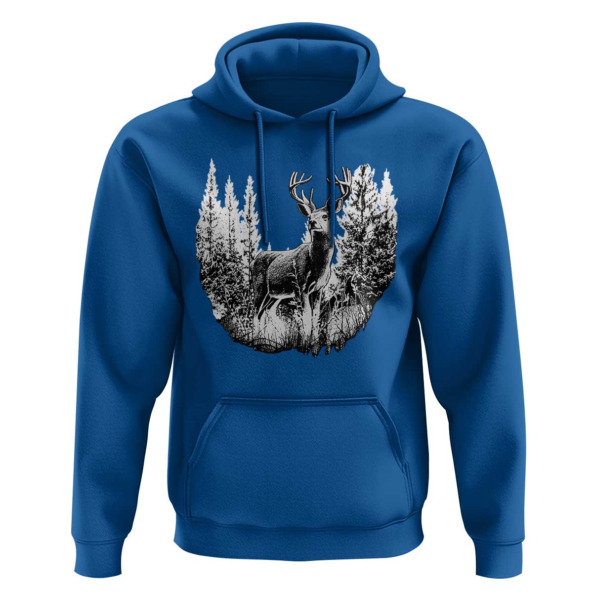 Deer Hunting Hoodie Deer Forest Nature Lover Stag Hunter