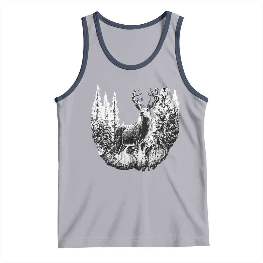 Deer Hunting Tank Top Deer Forest Nature Lover Stag Hunter
