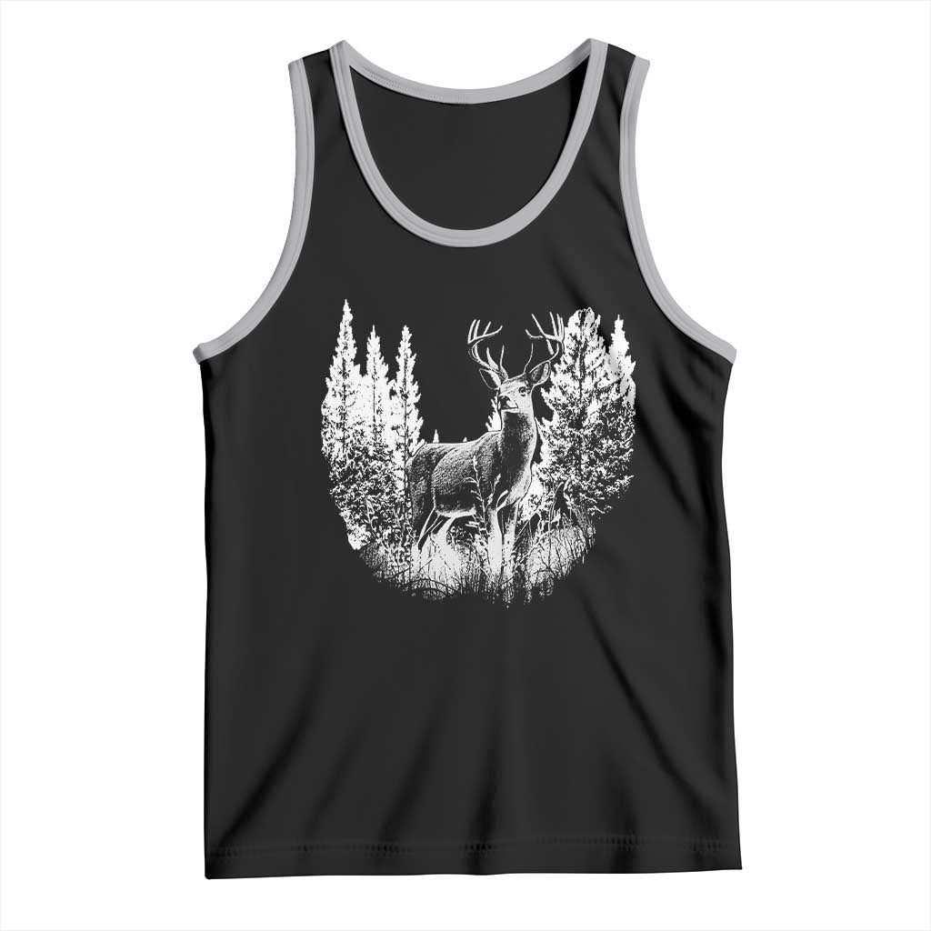 Deer Hunting Tank Top Deer Forest Nature Lover Stag Hunter