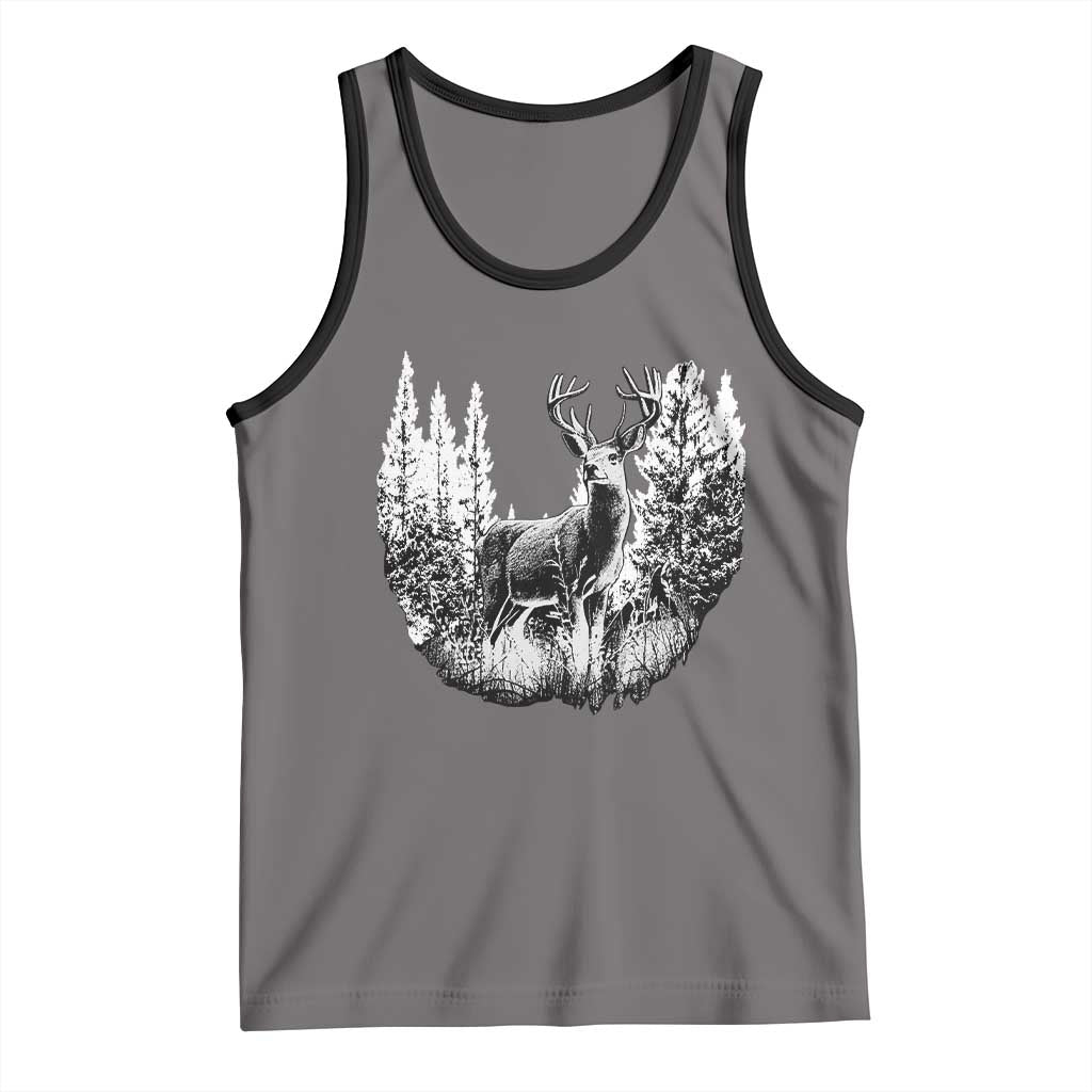 Deer Hunting Tank Top Deer Forest Nature Lover Stag Hunter