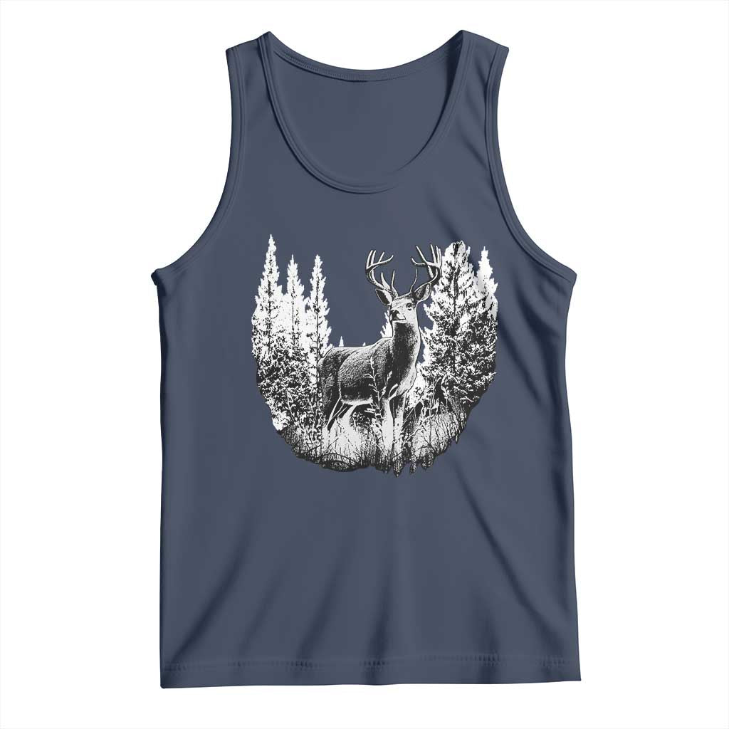 Deer Hunting Tank Top Deer Forest Nature Lover Stag Hunter