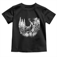 Deer Hunting Toddler T Shirt Deer Forest Nature Lover Stag Hunter