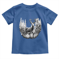 Deer Hunting Toddler T Shirt Deer Forest Nature Lover Stag Hunter