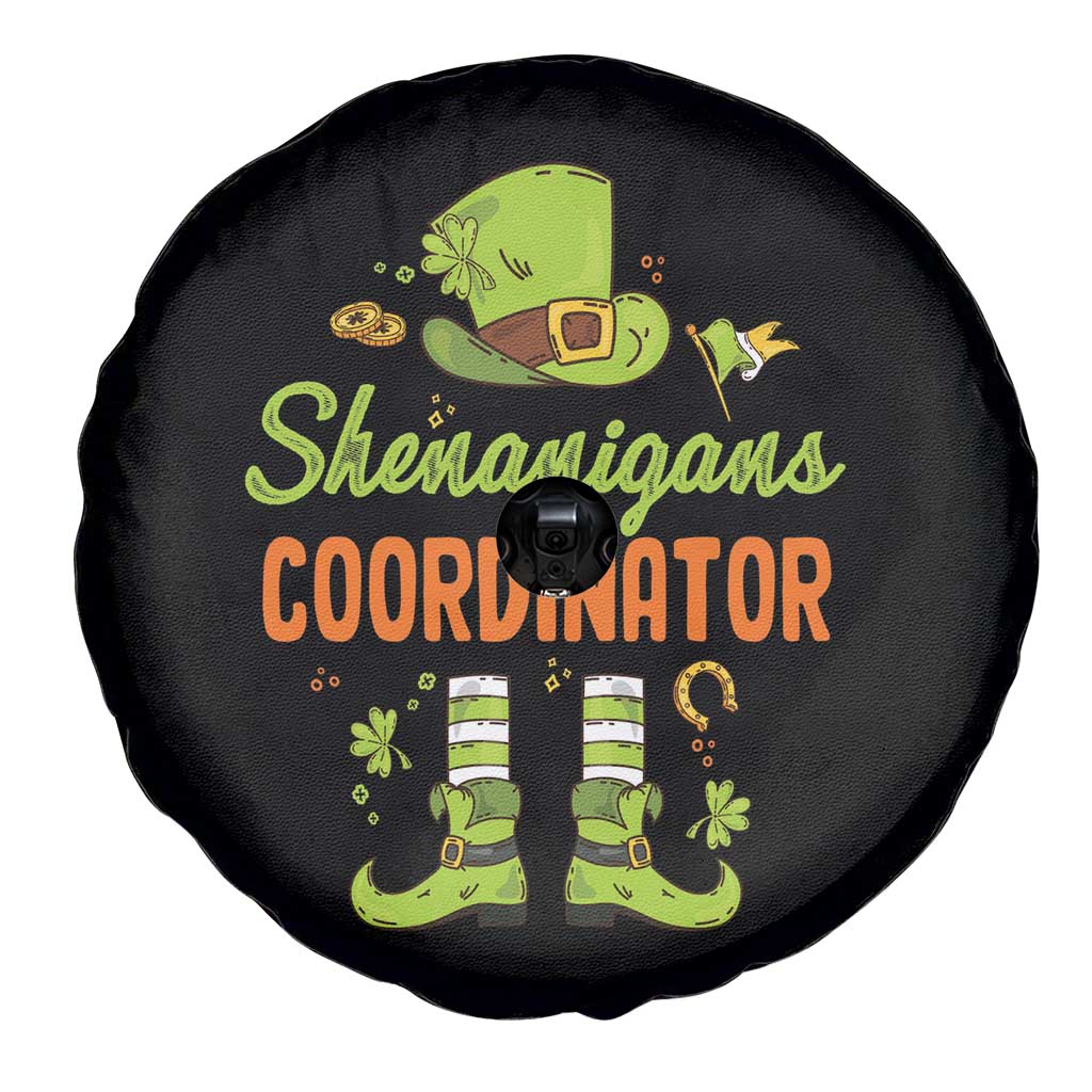 Funny St Patricks Day Spare Tire Cover Shenanigans Coordinator Leprechaun Costume
